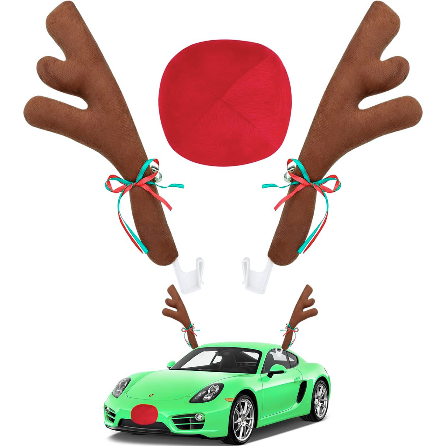Decoración Ciervo navideño para coche